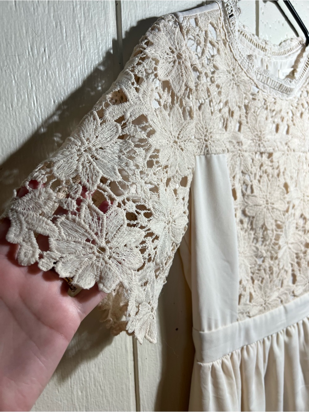 Roolee Ivory Crochet Lace Top - Picture 5 of 8